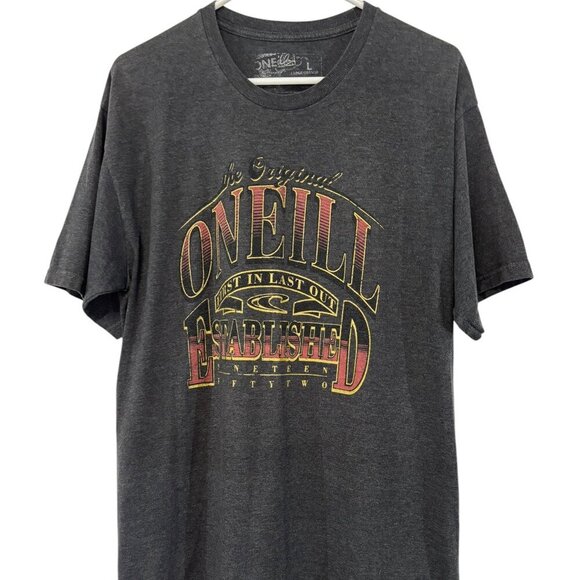 O'Neill Graphic Tee First In Last Out Mens Size Large - Picture 1 of 4
